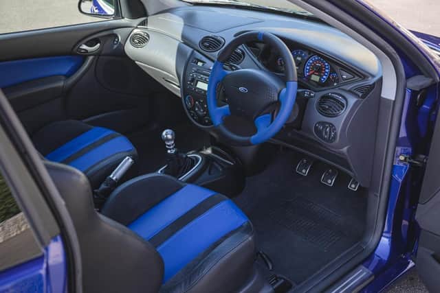 Mint interior, the car has hardly been sat in for the past 18 years (Image Silverstone Auctions).