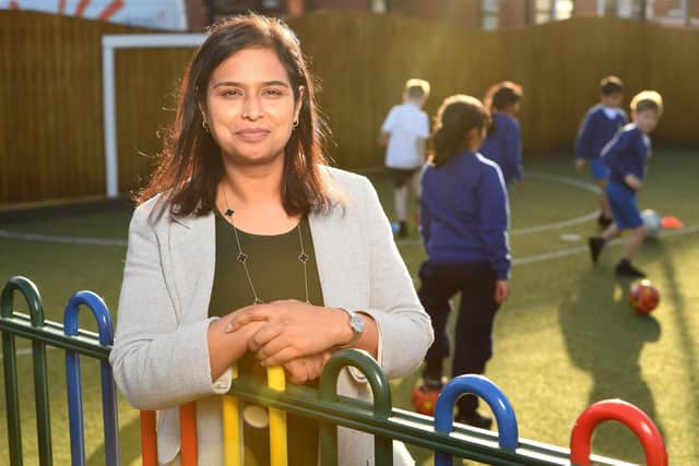 Eldon Primary School has been shortlisted for four Educate Awards, pictured is headteacher Azra Butt.