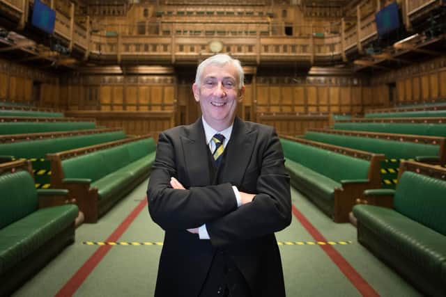 Sir Lindsay Hoyle MP for Chorley and Speaker of the House of Commons