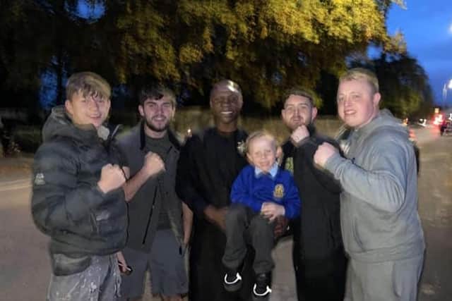 Eubank, 55, stunned fans when he was spotted on a visit to see family in Kirkham in October