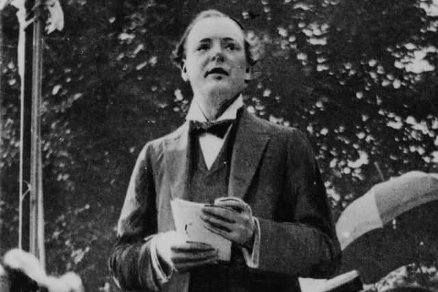 Winston Churchill pictured in 1909