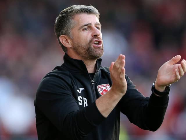 Morecambe manager Stephen Robinson