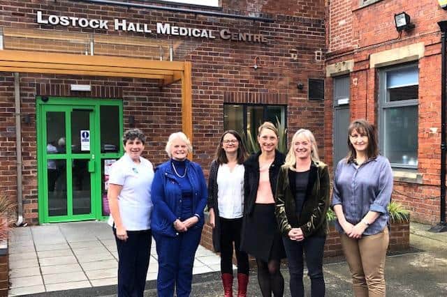 Speakers at the Menopause Lounge event held at Lostock Hall surgery.