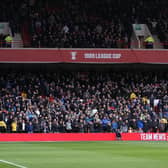 The away section at the City Ground was packed with 1,917 PNE supporters