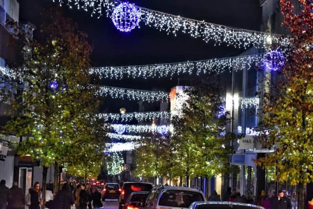 The 2019 Christmas lights in Preston