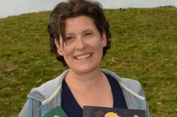 Jane with two of her new books