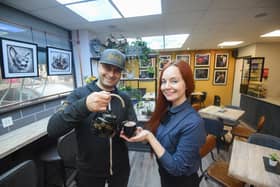 Anna Paprzycka and Shamack Malachowski have opened Tea Amantes, a tea room and art gallery next to the Inkden Tattoo studio.
