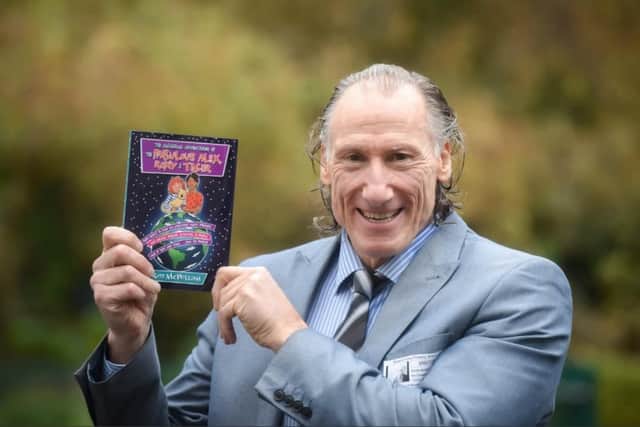 Ross and his latest book which aims to help children improve their self-confidence.
