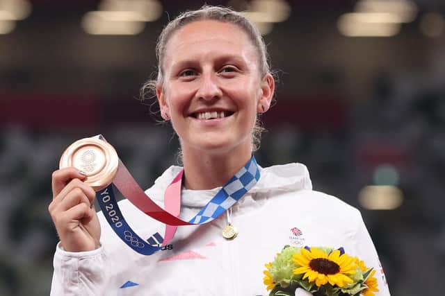 Olympic bronze medal winning pole vaulter Holly Bradshaw