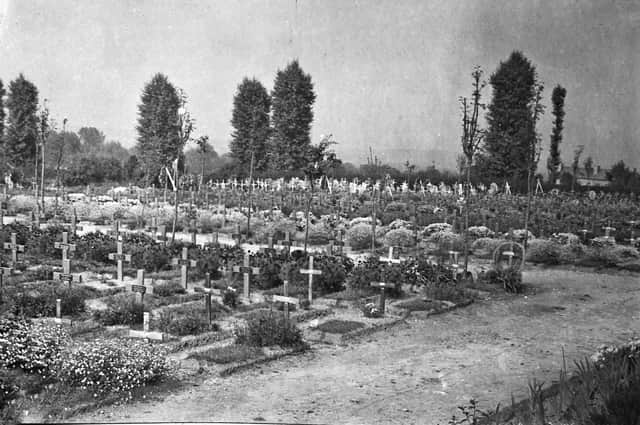 Grove Town Cemetery, Meaulte, France, pictured around the time of George Morris’s visit
Photo: Commonwealth War Graves Commission
