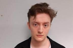 Alex Dyson (pictured) has been jailed after raping a 12-year-old girl in Chorley (Credit: Lancashire Police)