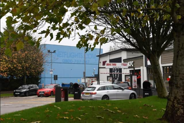 The office block behind KFC is to be demolished and replaced with a new Aldi store.