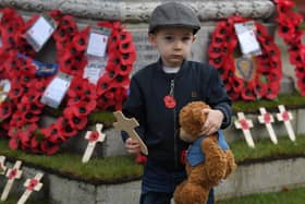 Lostock Hall Remembrance Sunday service