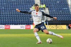 PNE academy graduate Josh Earl in action at Deepdale.