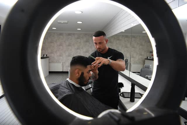 Rob Fazackerley has opened his second barber shop in Preston