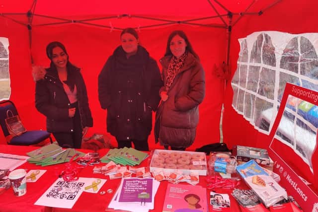 Lancashire Victim Services representatives at the event in Preston