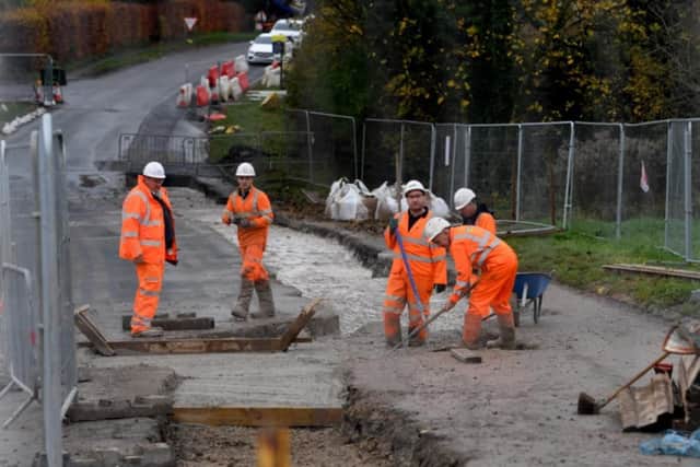 Work by United Utilities is expected to be completed by the end of this week.