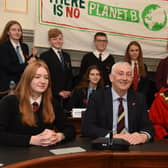 The Chorley Youth Debate on climate change was chaired by Sir Lindsay Hoyle MP with pupils from six Chorley schools invited to the council chamber by the Mayor Coun Steve Holgate