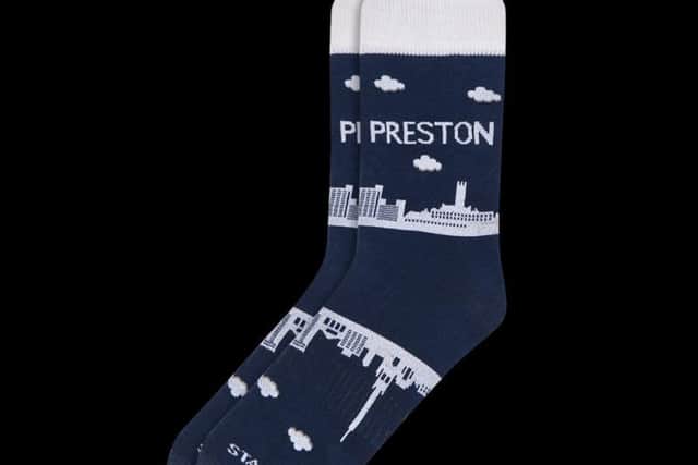 You can buy a pair of Preston socks and donate to a charitable cause whilst doing so.