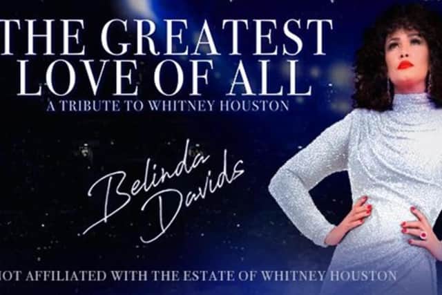 The show, which is not officially association with Whitney's estate, will feature South African chart-topper Belinda Davids, accompanied by a live band, backing singers, and dancers.