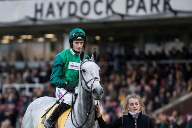 The highlight Haydock's Saturday card is the Betfair Chase in which Bristol De Mai is chasing a fourth win in the three-mile event.