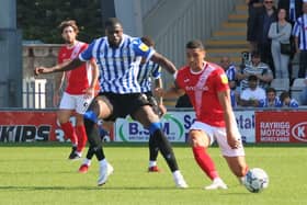 Courtney Duffus could feature for Morecambe tomorrow