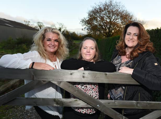 Diane Ireland, Lisa Cassidy and Michelle Clarke are raising funds for families in the community who are struggling