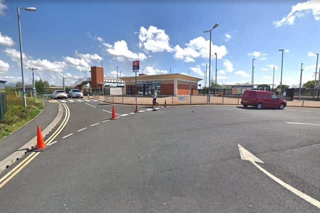 A man was arrested after "threatening to stab a member of staff" at Buckshaw Parkway railway station (Credit: Google)