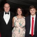 Emily, Darren, Mandy and Connor Borthwick at the Wigan and District Harriers' 50th anniversary dinner eight years ago