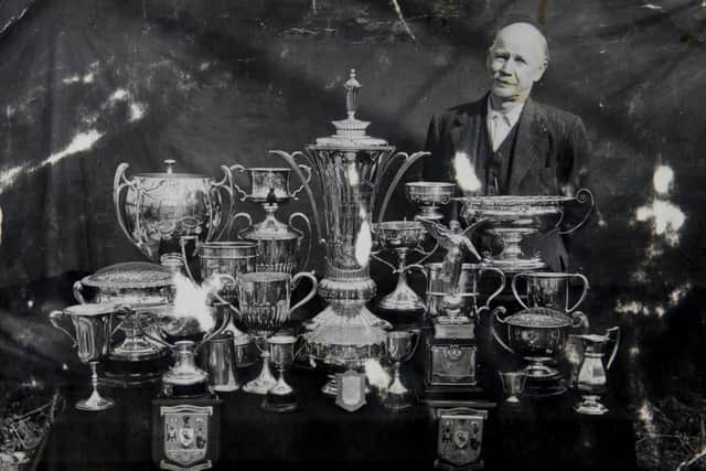 Grandfather William Robinson who started the Mammoth tradition with a collection of trophies he won in just one year.