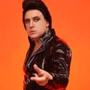 Tim Vine takes to the Blackpool stage in his nationwide show Tim Vine as Plastic Elvis