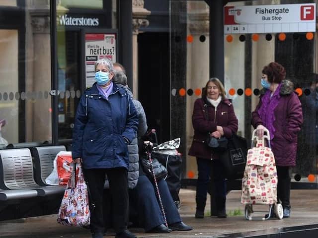 These were the scenes in Preston on Tuesday.