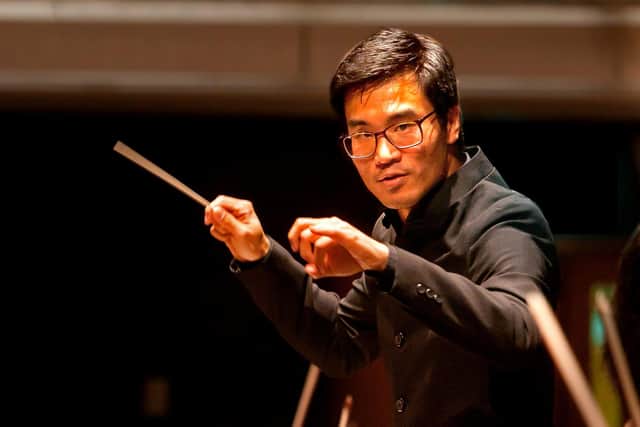 Musical director for the Haffner Orchestra, Jonny Lo.