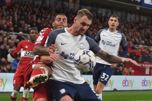 Patrick Bauer will return to Preston North End’s squad for the derby with Blackburn at Ewood Park