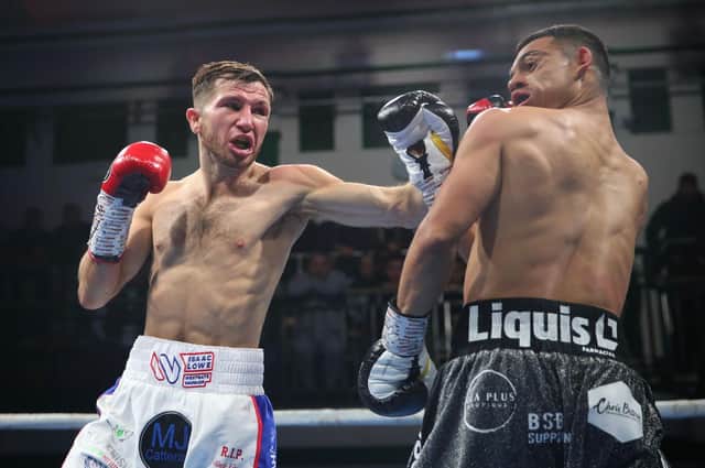 Isaac Lowe goes on the attack. Picture: MTK Global