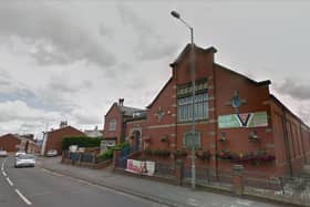 Customers abandoned YMCA Kirkham Rural Splash in Station Road after a section of roof over the swimming pool collapsed (Credit: Google)