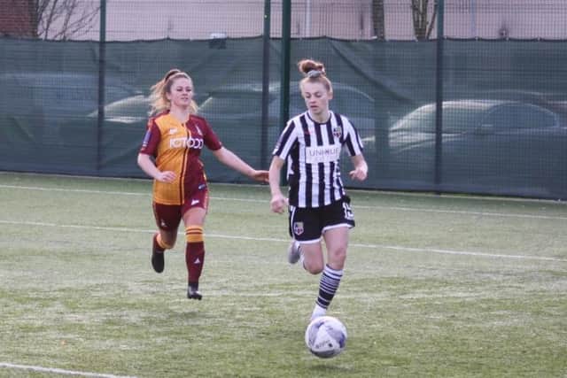 Ellie Cleary on the ball