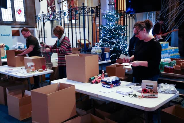 In total 1200 bags and boxes were made throughout the day for the Preston community.