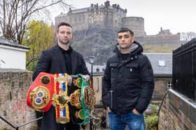 Jack Catterall, right, and Josh Taylor
Photo: Credit To Boxxer / Robert Perry