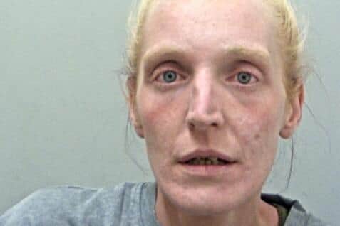A woman who assaulted and attempted to steal from an 87-year man in his Blackburn flat has been jailed for 32 months (Credit: Lancashire Police)