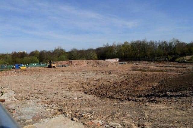 The former Vernon Carus mill site has been demolished