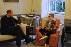 Tomas Woods, and the other Radio 1 Teen Heroes got the chance to talk to the Duke of Cambridge on Tuesday.