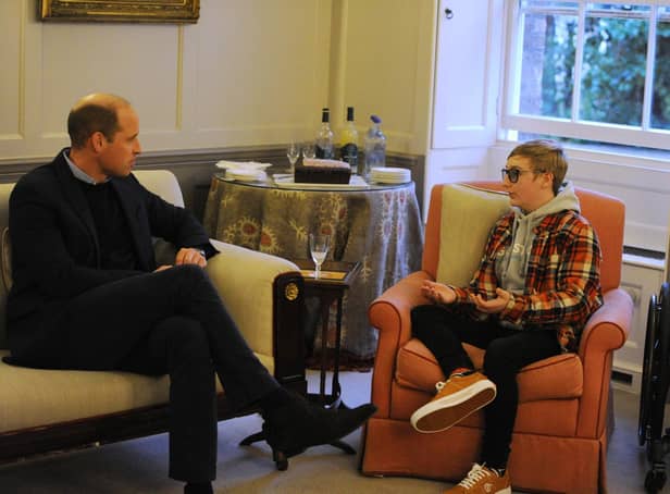 Tomas Woods, and the other Radio 1 Teen Heroes got the chance to talk to the Duke of Cambridge on Tuesday.