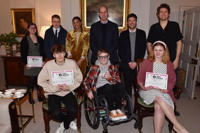 The reception, also attended by Radio 1 DJs Greg James, Jordan North and Vick Hope, was a celebration of the young heroes achievements.