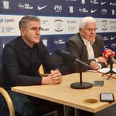 Ryan Lowe meets the  Press, after being unveiled as PNE ‘s new manager, with Peter Ridsdale