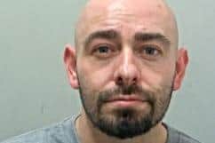 Jay Hamilton, 38, has been jailed for eight years after he filmed himself sexually assaulting a child and shared the recording with other sex offenders online