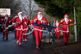 Santas were out in force in Penwortham