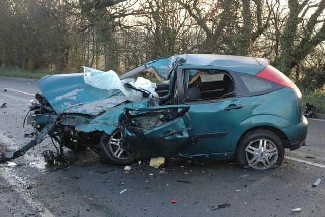 The wreckage from a crash that claimed a young man's life will go on display in Lancashire (Credit: Lancashire Police)