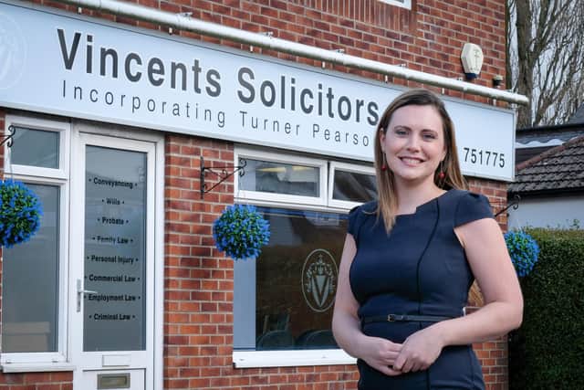 Jemma Lloyd, head of the Penwortham branch of Vincents Solictors