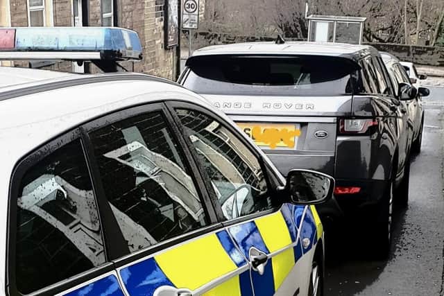 A stolen Range Rover which had been bought by an innocent motorist was seized in Lancashire (Credit: Lancashire Police)